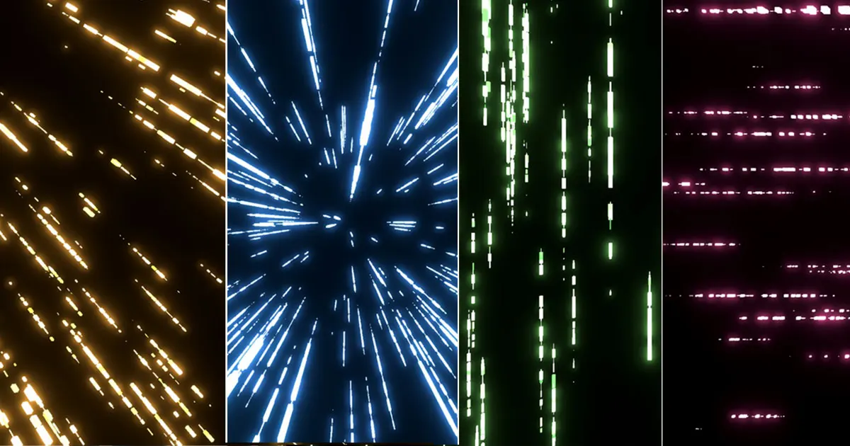 VFX Graph：Sci-fi Speed Line VFX preview