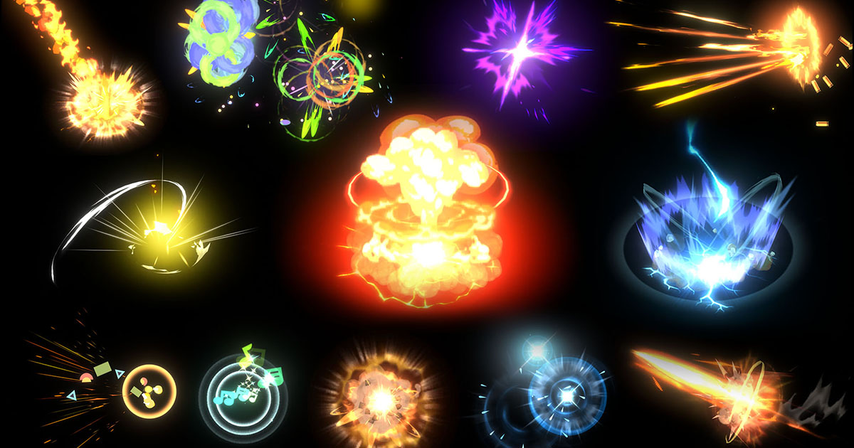 Game VFX - Cartoon Skill Collection(Built-in) VFX preview