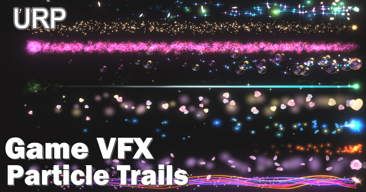 Game VFX - Particle Trails Collection(URP) VFX preview