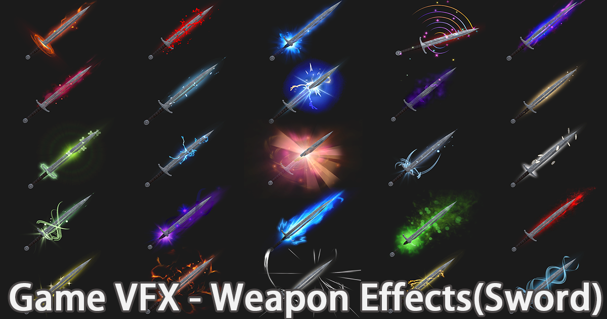 Game VFX - Weapon Effects(Sword) VFX preview