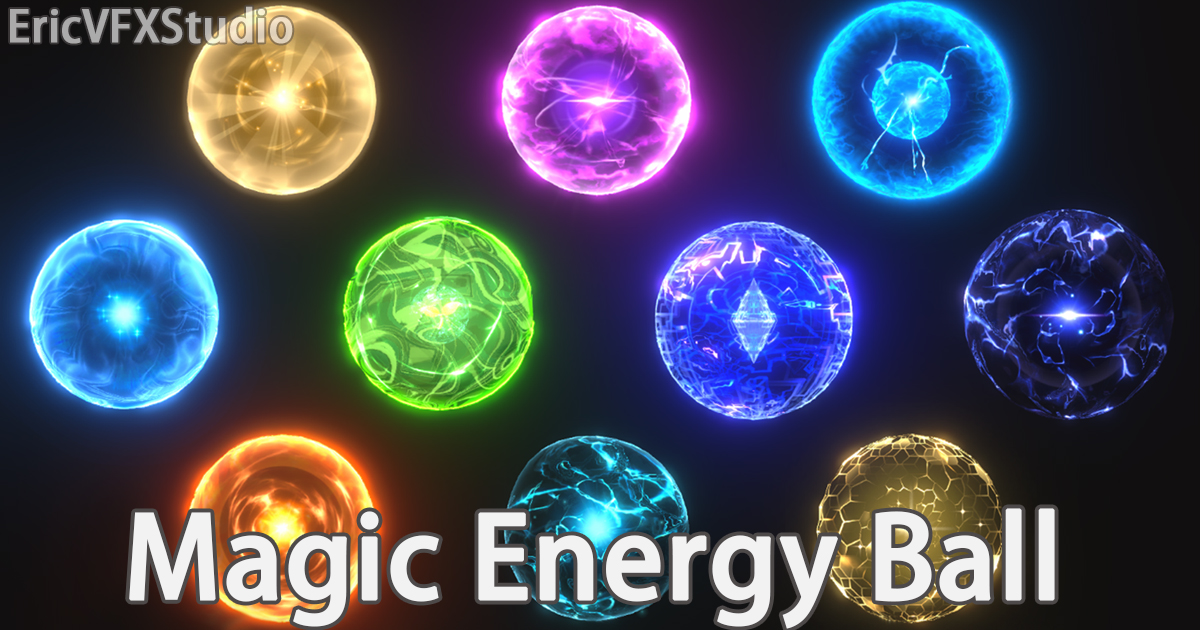 Game VFX - Magic Energy Ball VFX preview