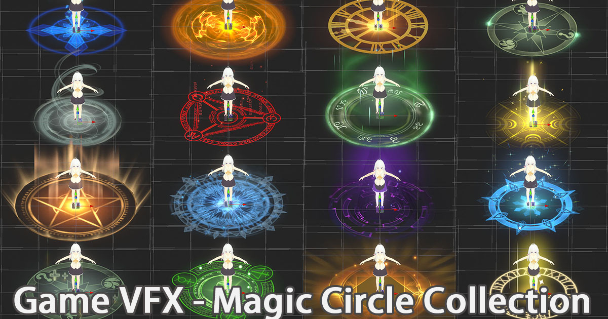 Game VFX - Magic Circle Pack VFX preview