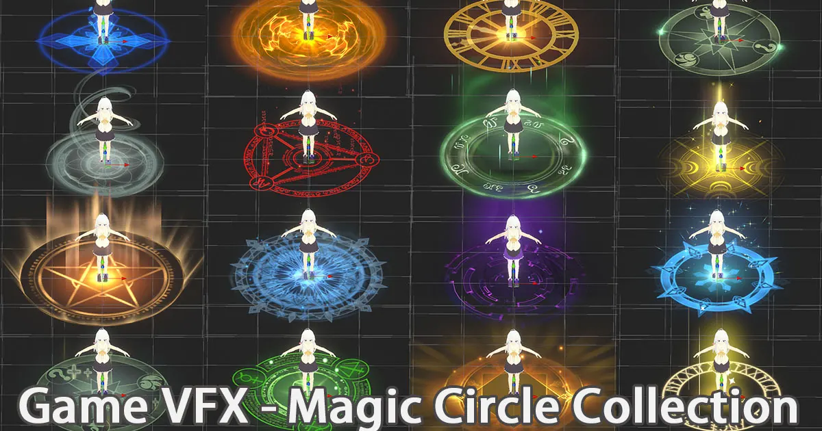 Game VFX - Magic Circle Pack VFX preview