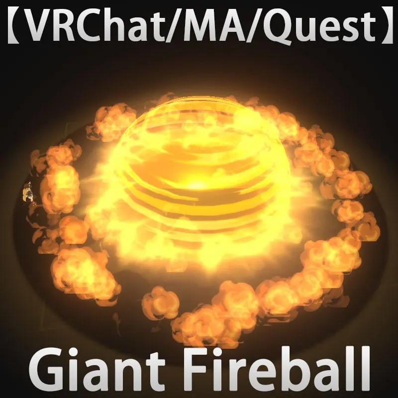 Giant Fireball VFX preview